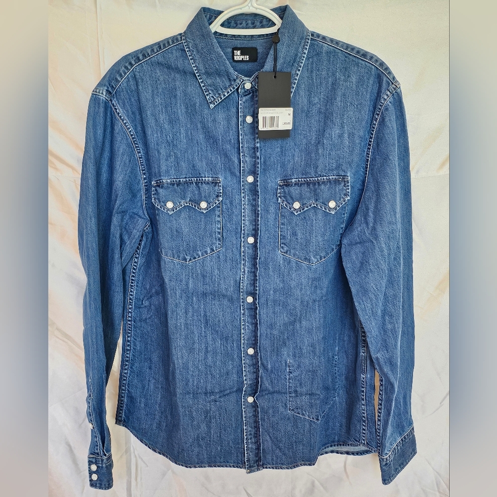 The Kooples denim blue shirt